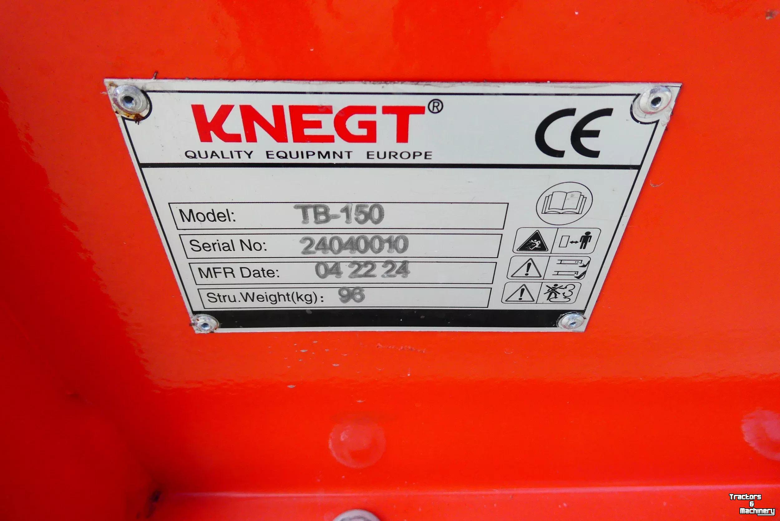 Tractor tipping boxes Knegt Grondbak