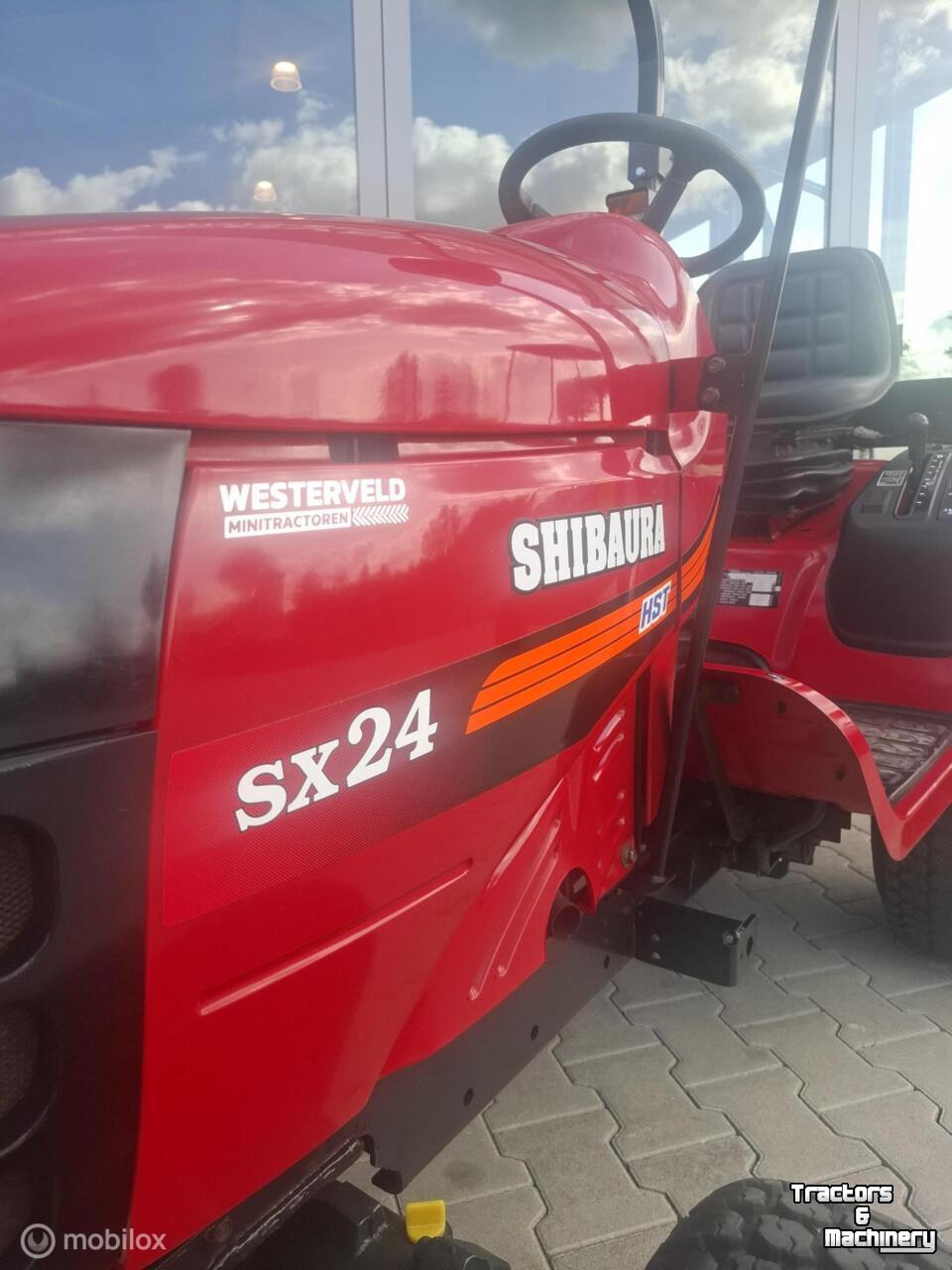 Tractor Shibaura Gebruikte Shibaura SX24 mini tractor 24 pk hst 85 uur!