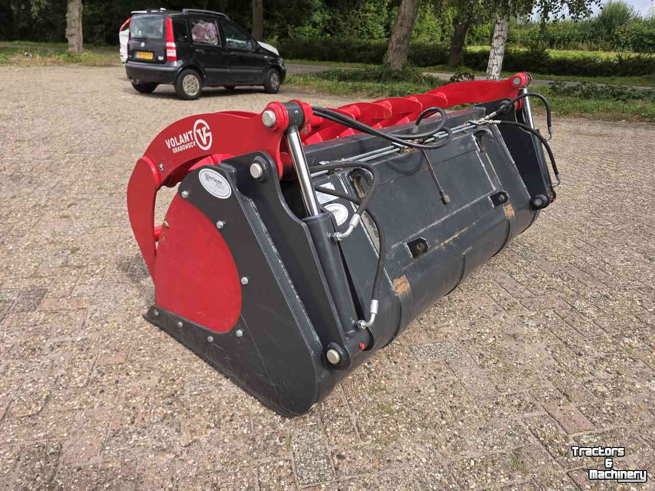 Front-end loader bucket / Front loader bucket  Volant Pelikaanbak 200 cm Euro aansluiting
