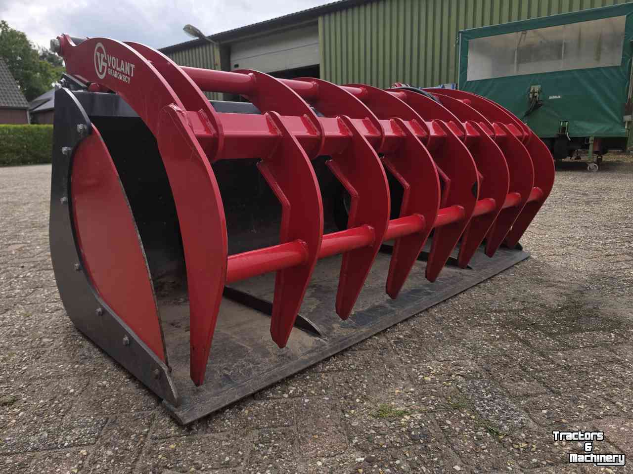 Front-end loader bucket / Front loader bucket  Volant Pelikaanbak 200 cm Euro aansluiting