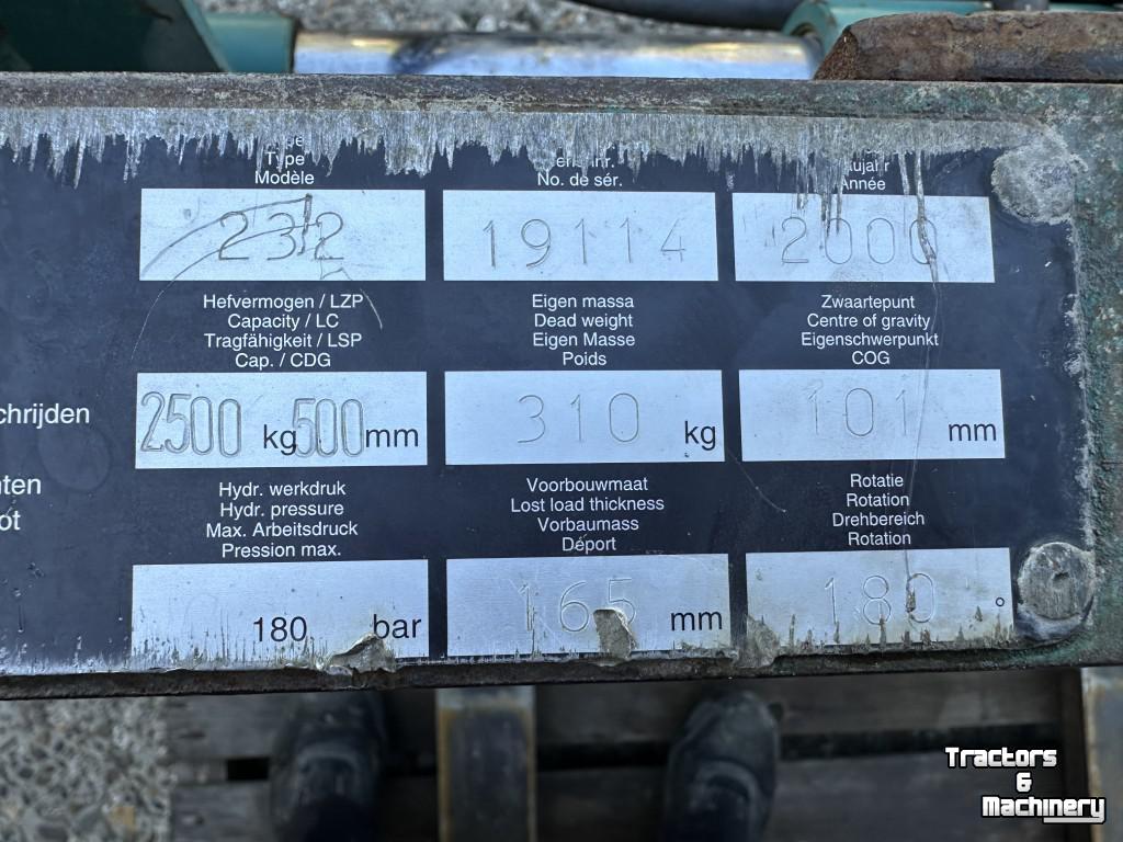 Bulk box tipper Faber Hydraulische kistenkantelaar