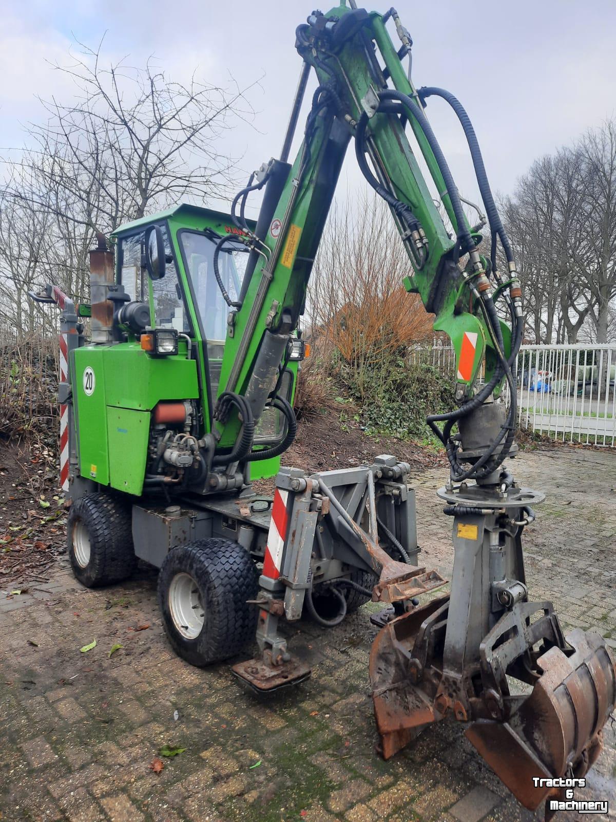Excavator mobile Hansa APZ331 Kraan