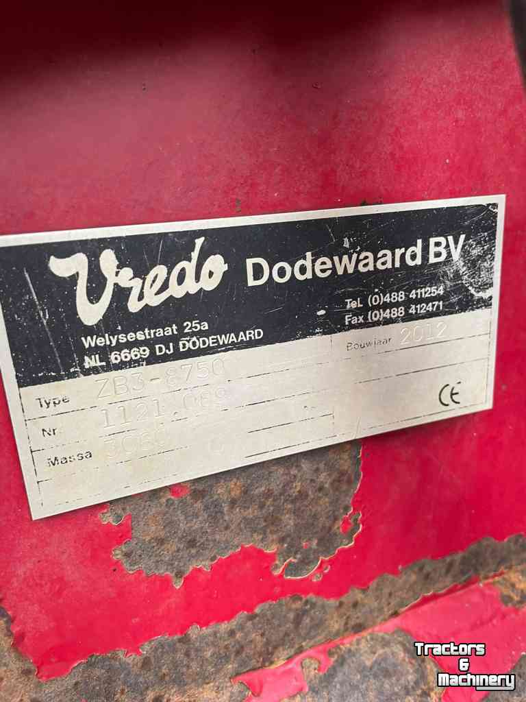Grassland injector Vredo ZB3-8750 zodebemester
