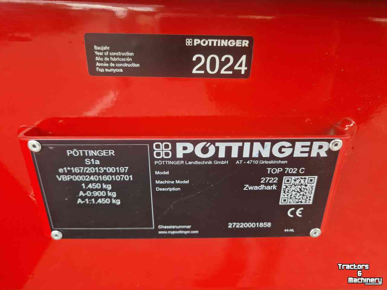 Rake Pottinger Top 702 C
