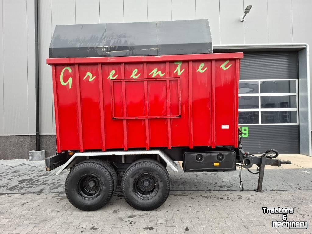 Woodchip trailer Greentec HK 16/12 Hoogkipper