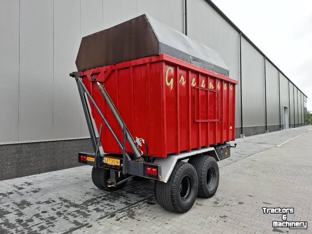Woodchip trailer Greentec HK 16/12 Hoogkipper