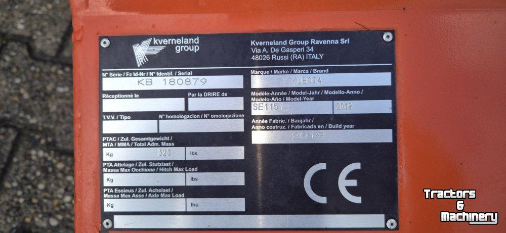 Flail mower Kubota KUBOTA SE1151 KLEPELMAAIER
