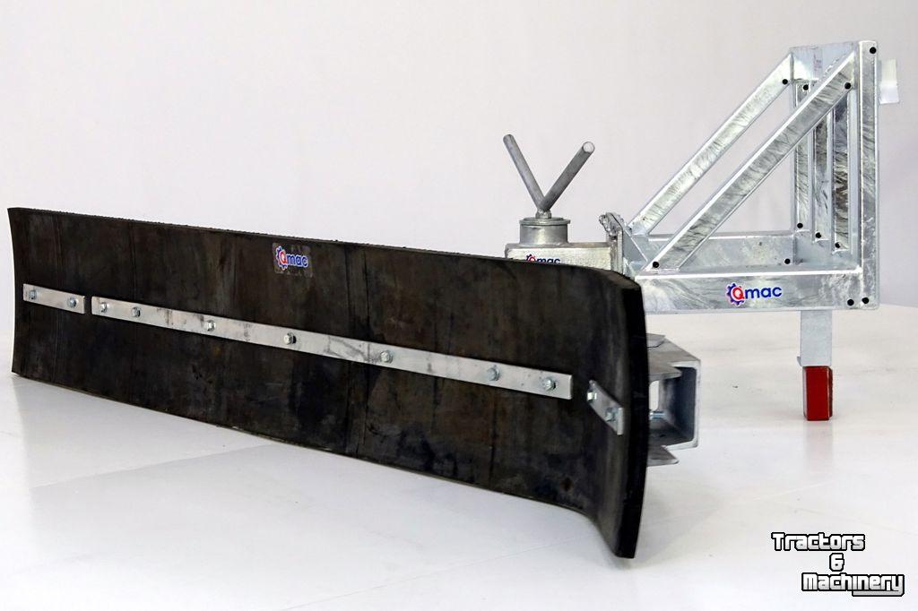 Rubber yard scraper Qmac 180 MECH SCHUIN + HOEK FUCHS BORD