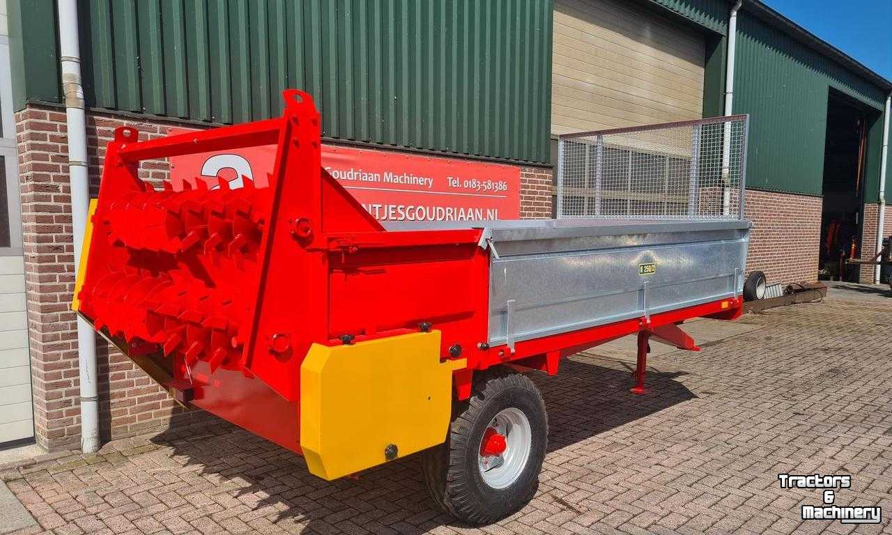 Manure spreader  RolTrans RT N 250/2 Mestspreider Meststrooier
