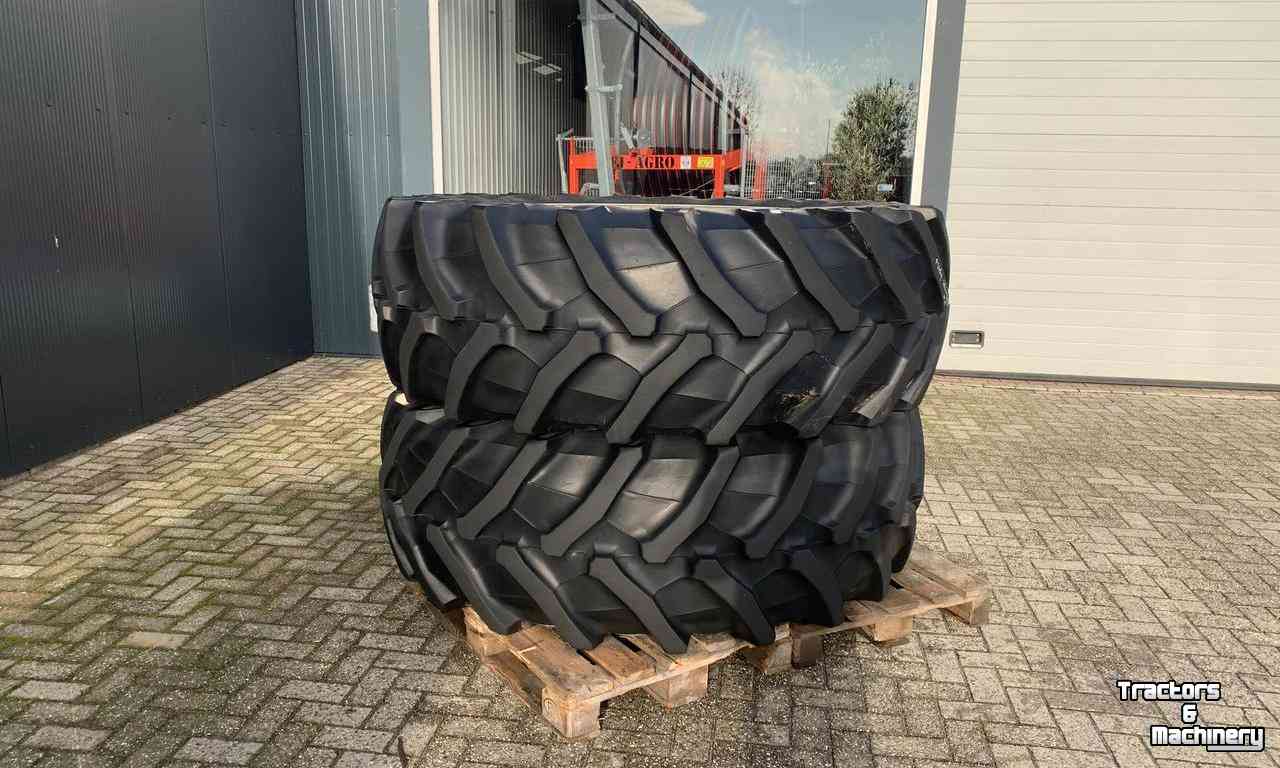 Wheels, Tyres, Rims & Dual spacers Trelleborg 580/70R42 65% TM 700