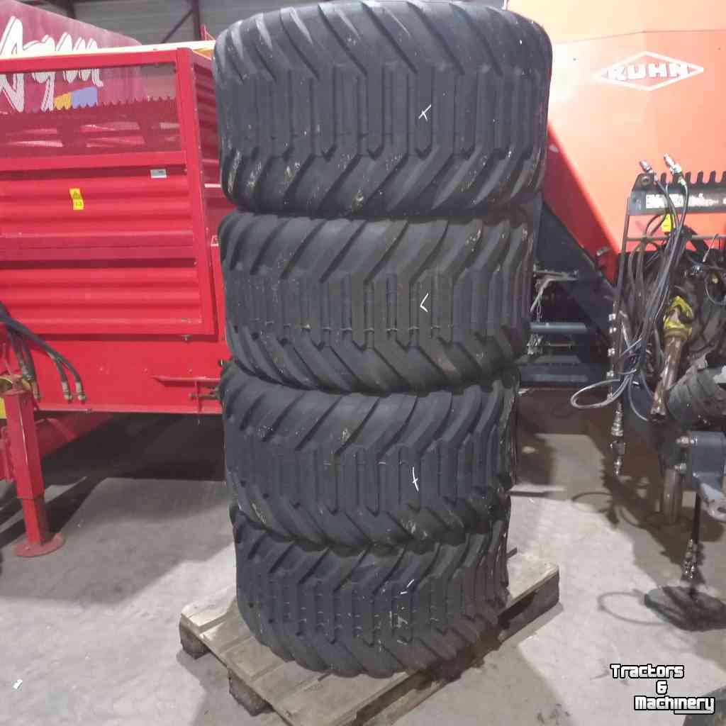 Wheels, Tyres, Rims & Dual spacers BKT 500/45x22.5