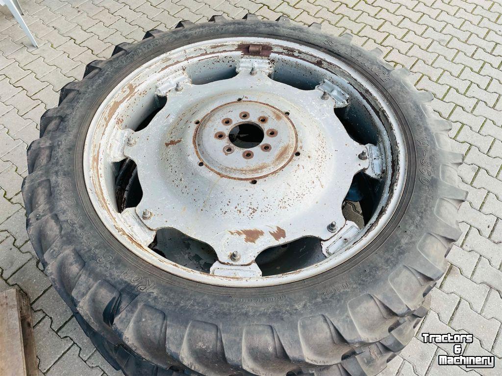 Wheels, Tyres, Rims & Dual spacers  12.4x46 op velg CNH set!