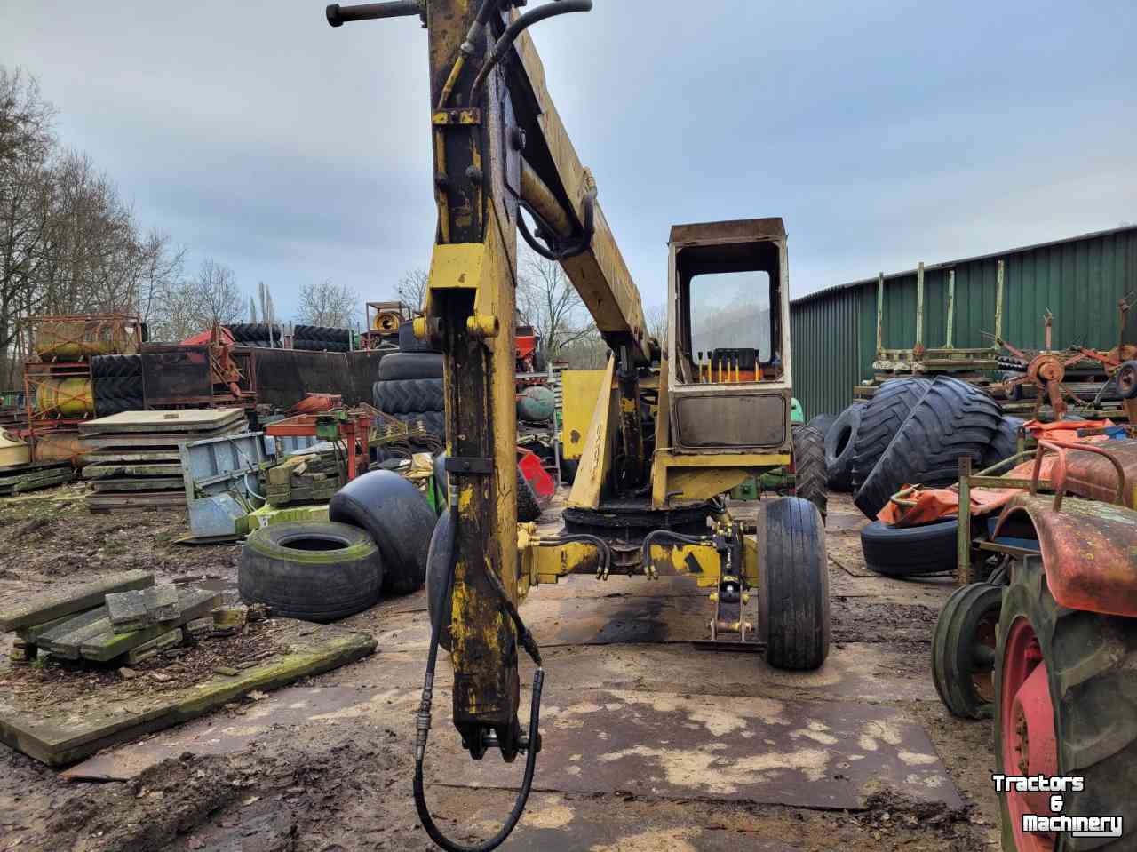 Excavator mobile Bazzoli getrokken kraan