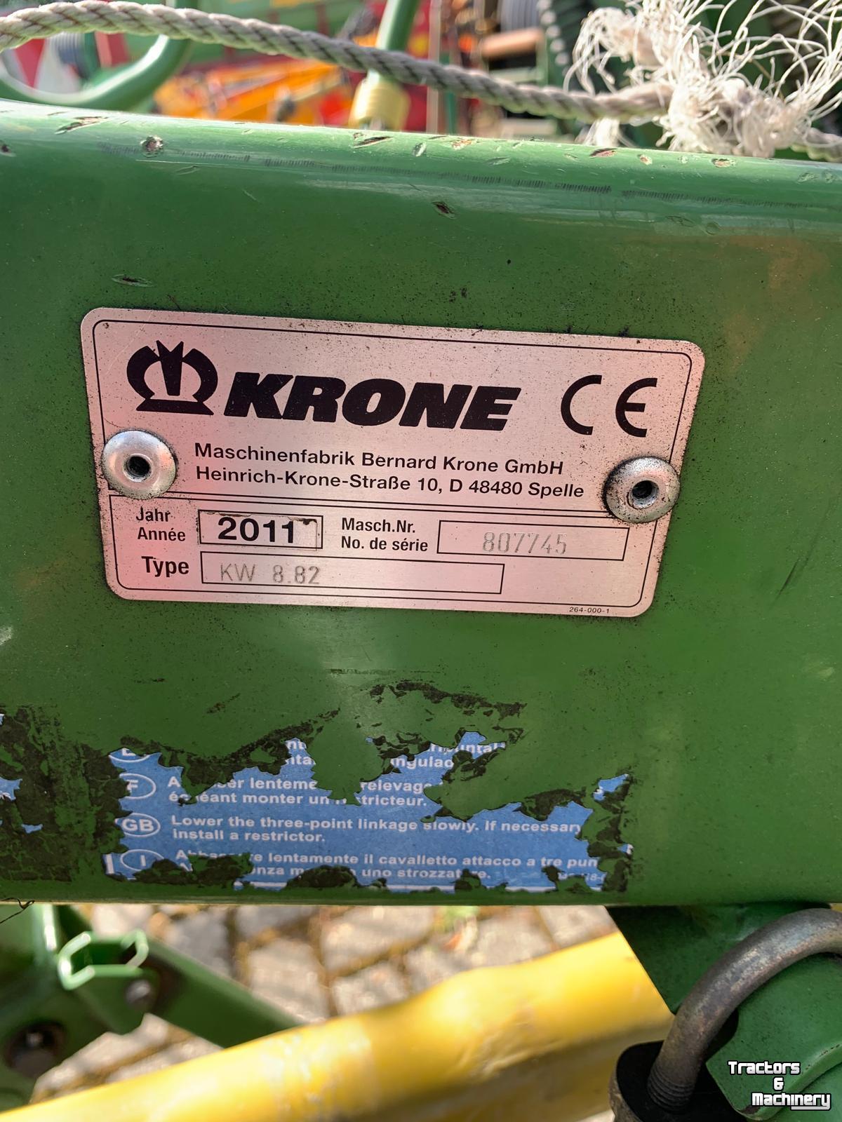 Tedder Krone 8.82/8
