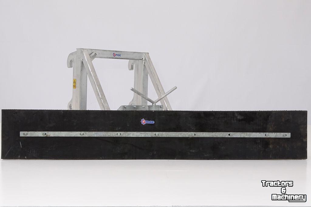 Rubber yard scraper Qmac 210 MECH SCHUIN AHLMAN AZ 6 T/M AZ