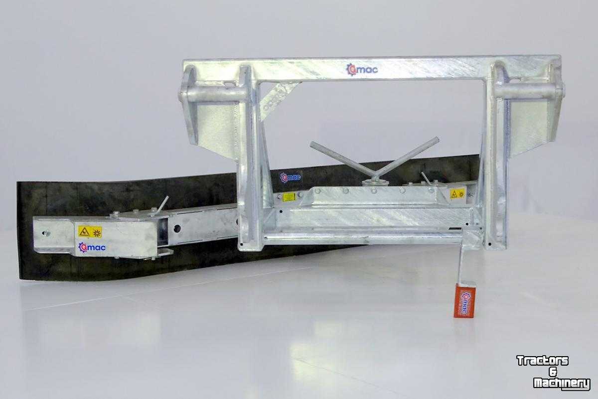 Feed Blade / Slide Qmac Modulo rubber voerschuif schuifbalk aanbouw Mailleux