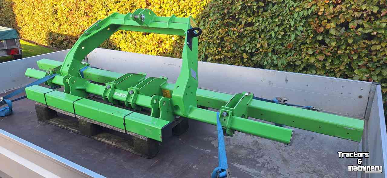 Inter-row cultivator  3-punts frame met 3 mtr balk en extra balk voor loopwielen