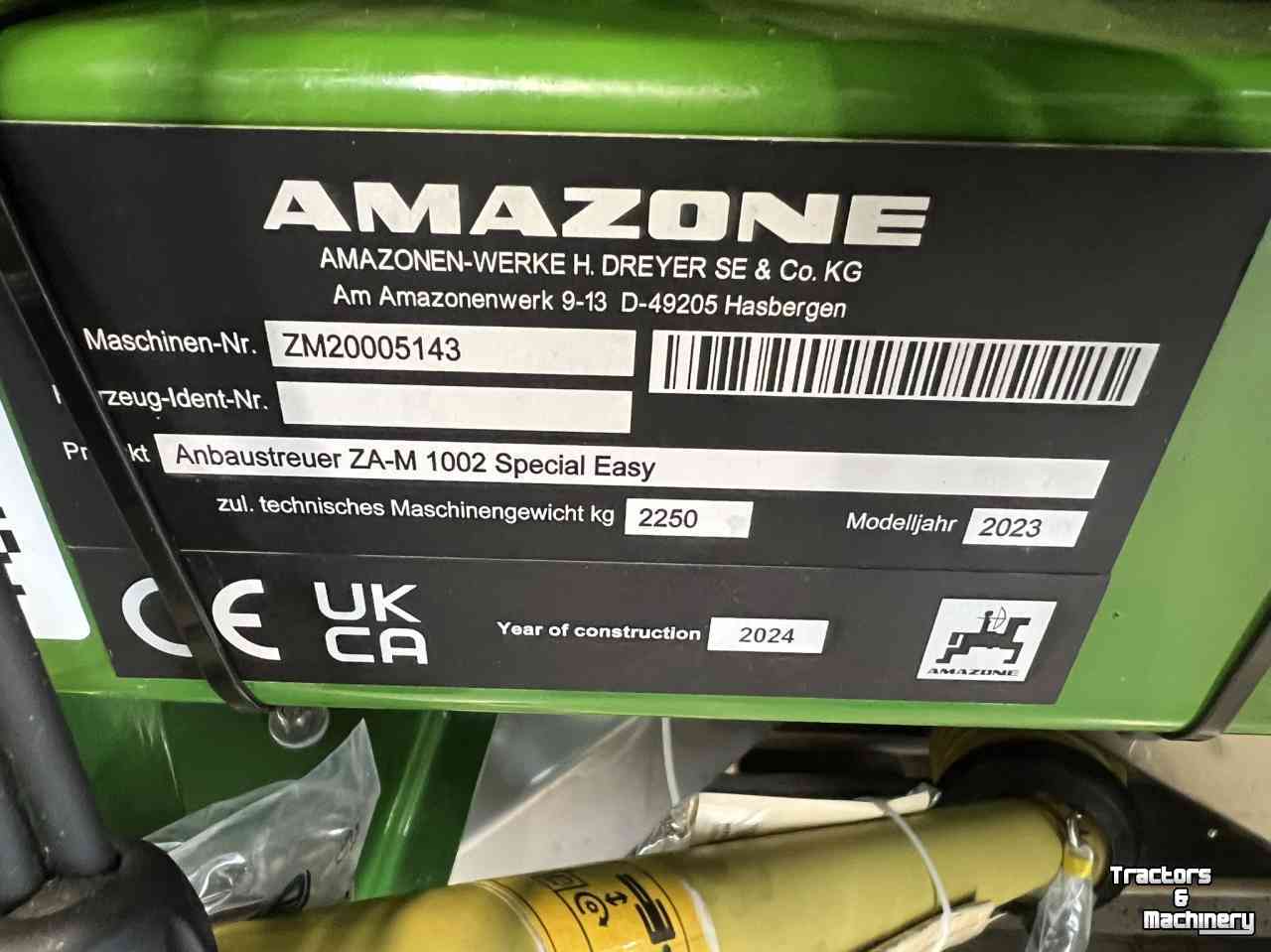 Fertilizer spreader Amazone ZA-M 1002 Special Easy