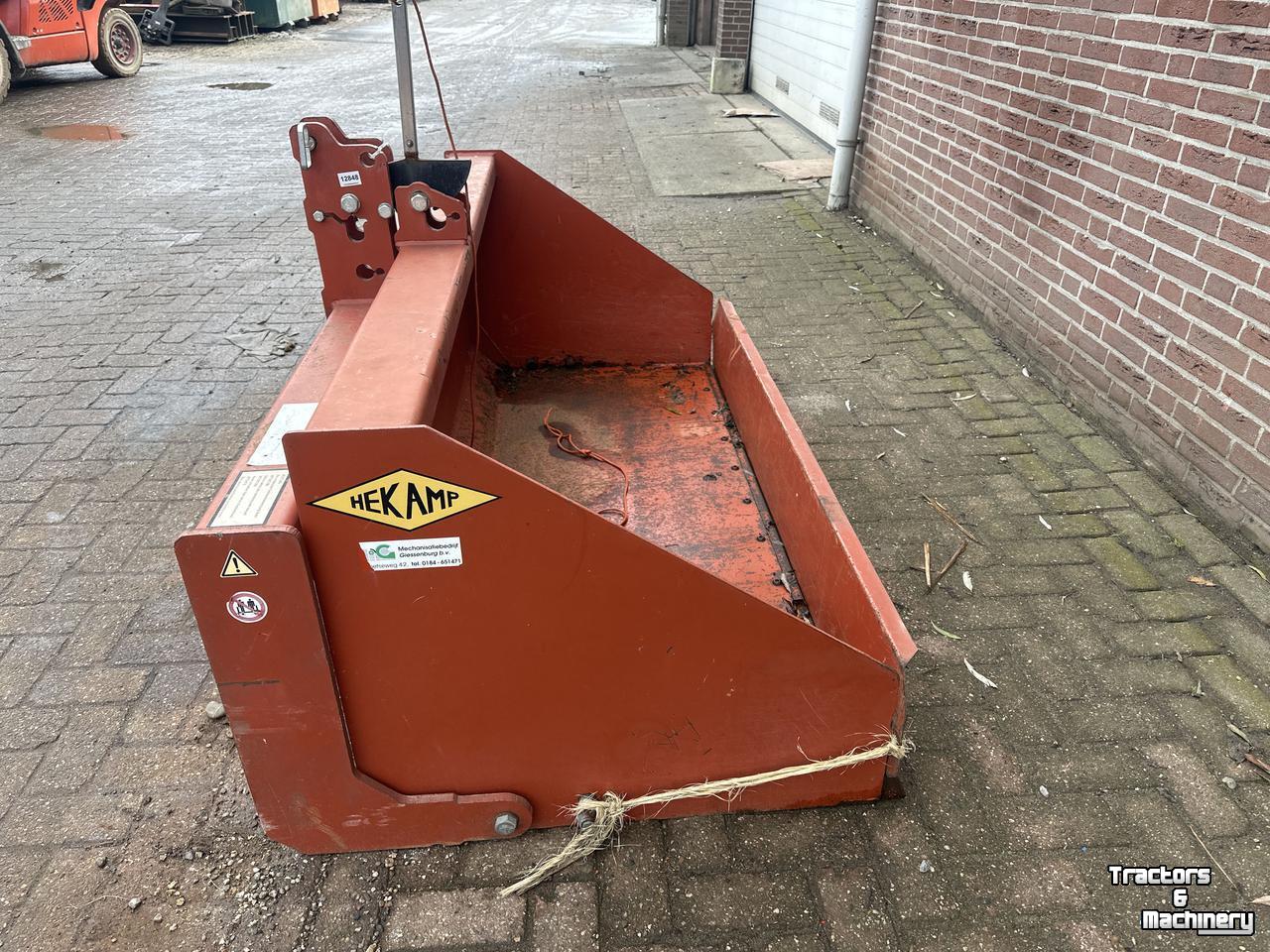Other attachments and accessories Hekamp Mechanische trekkerbak 1800mm