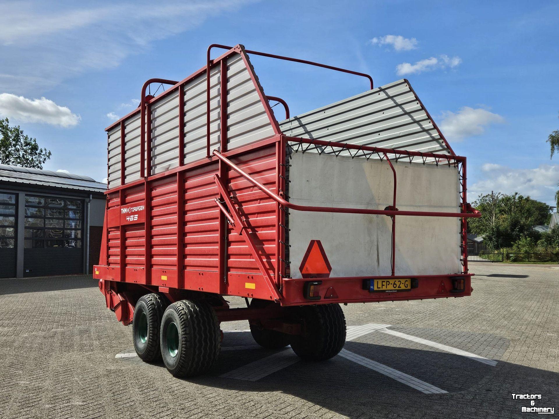 Silage wagon Kverneland TA 465 Taarup 465 met THM rotor