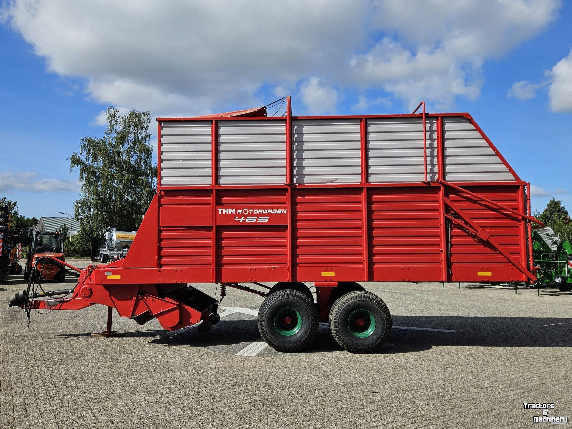 Silage wagon Kverneland TA 465 Taarup 465 met THM rotor