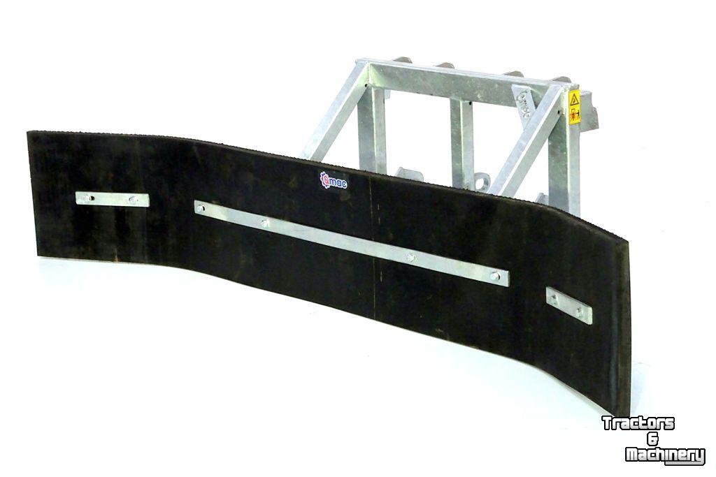Rubber yard scraper Qmac 150 SCHUIF VAST SCHAFFER BORD