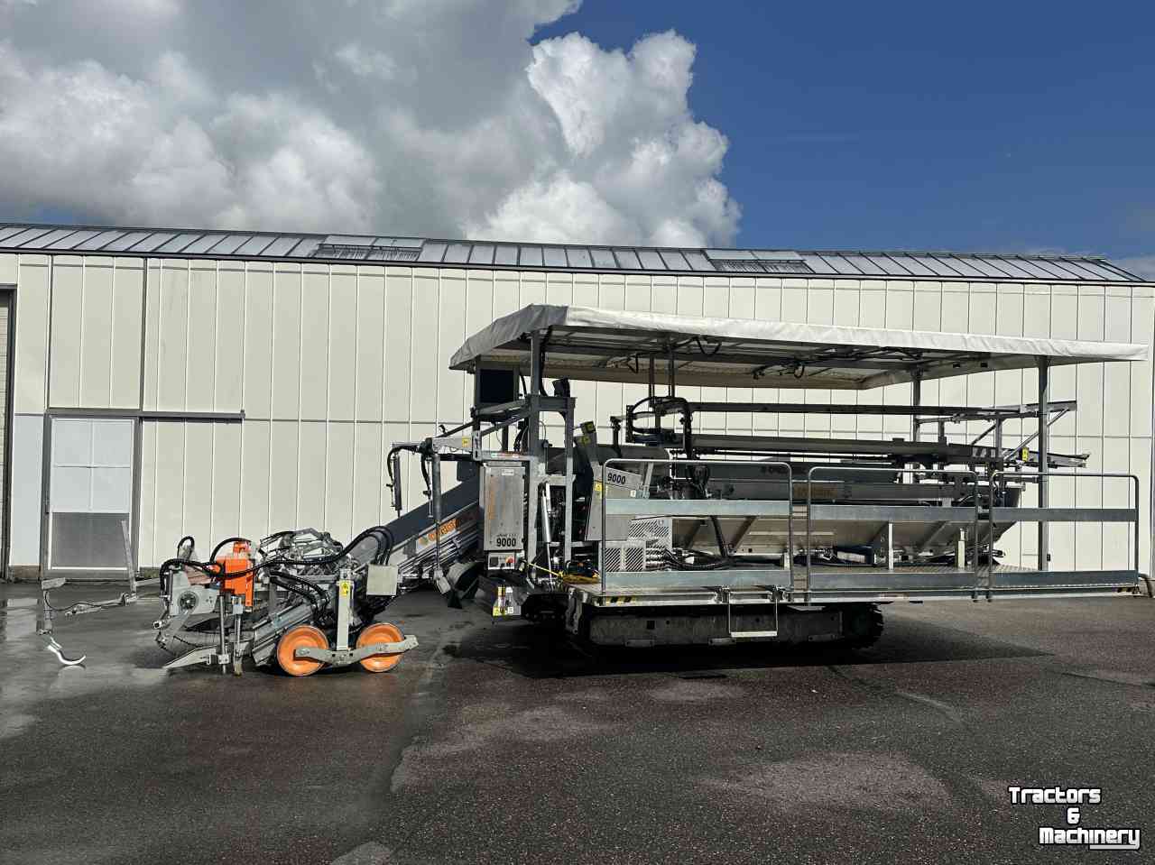Lettuce harvester Ortomec Herbex 9000 sla-oogstmachine