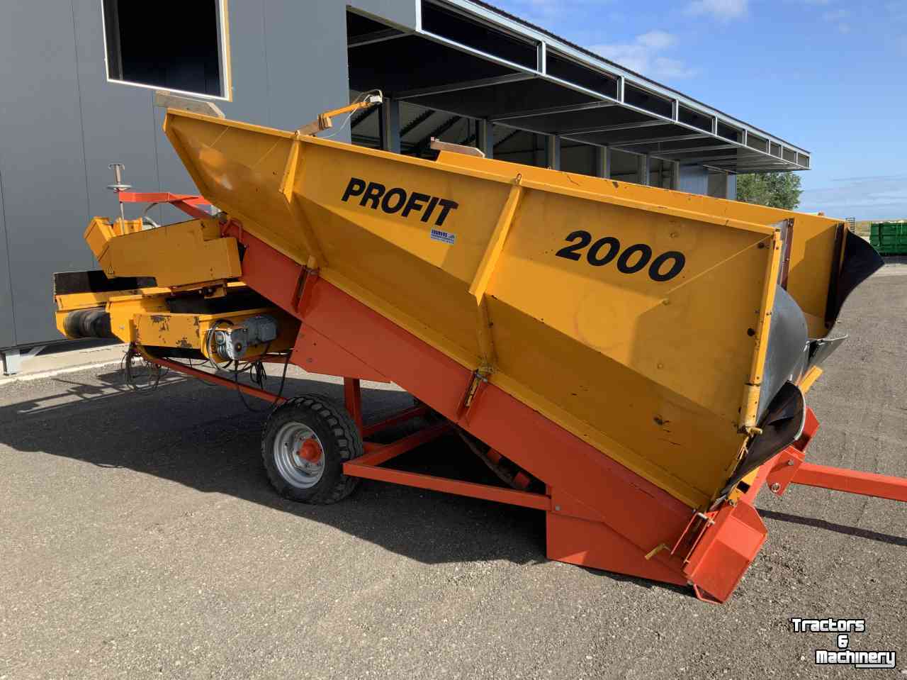 Receiving hopper Climax Profit 2000 stortbak | CSB 2000P