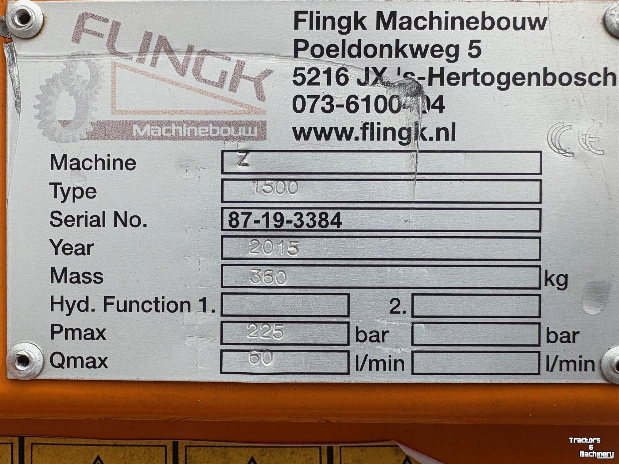 Straw spreader for boxes Flingk Z1500 instrooibak
