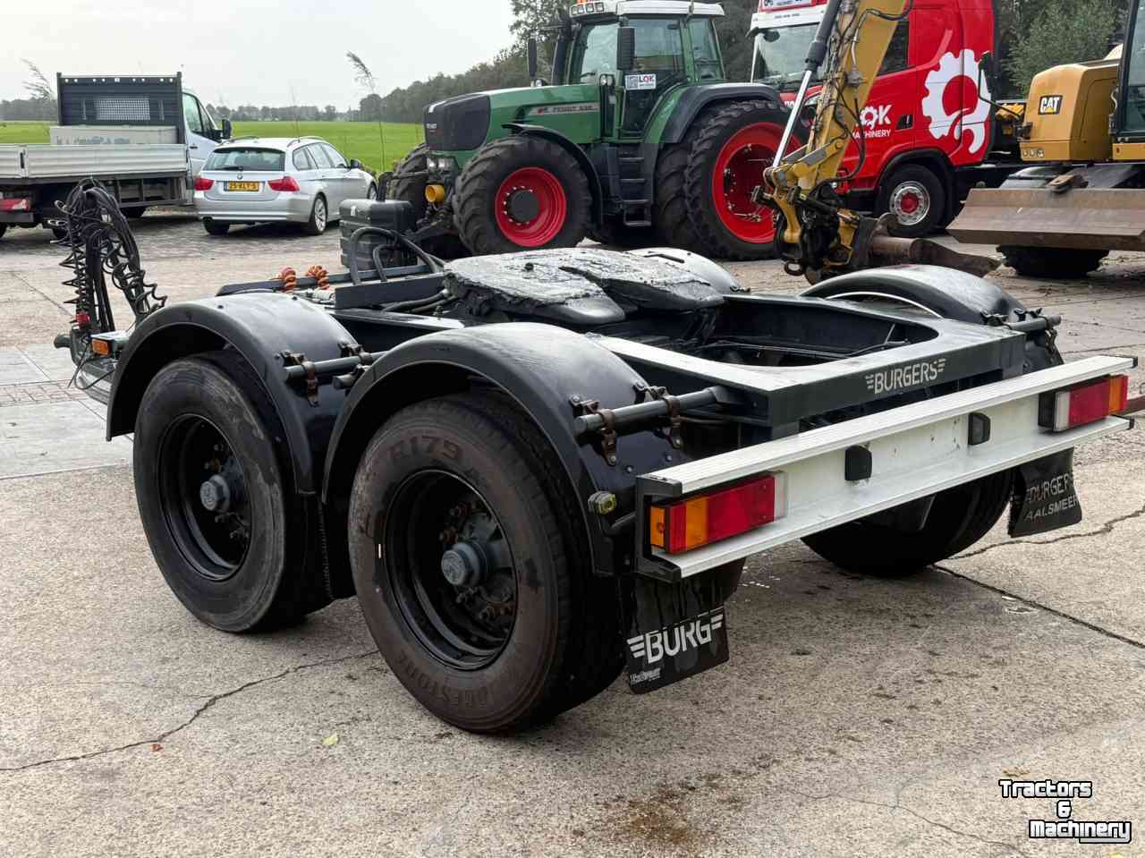 Low loader / Semi trailer Burg Dolly landbouw of snelverkeer Lucht