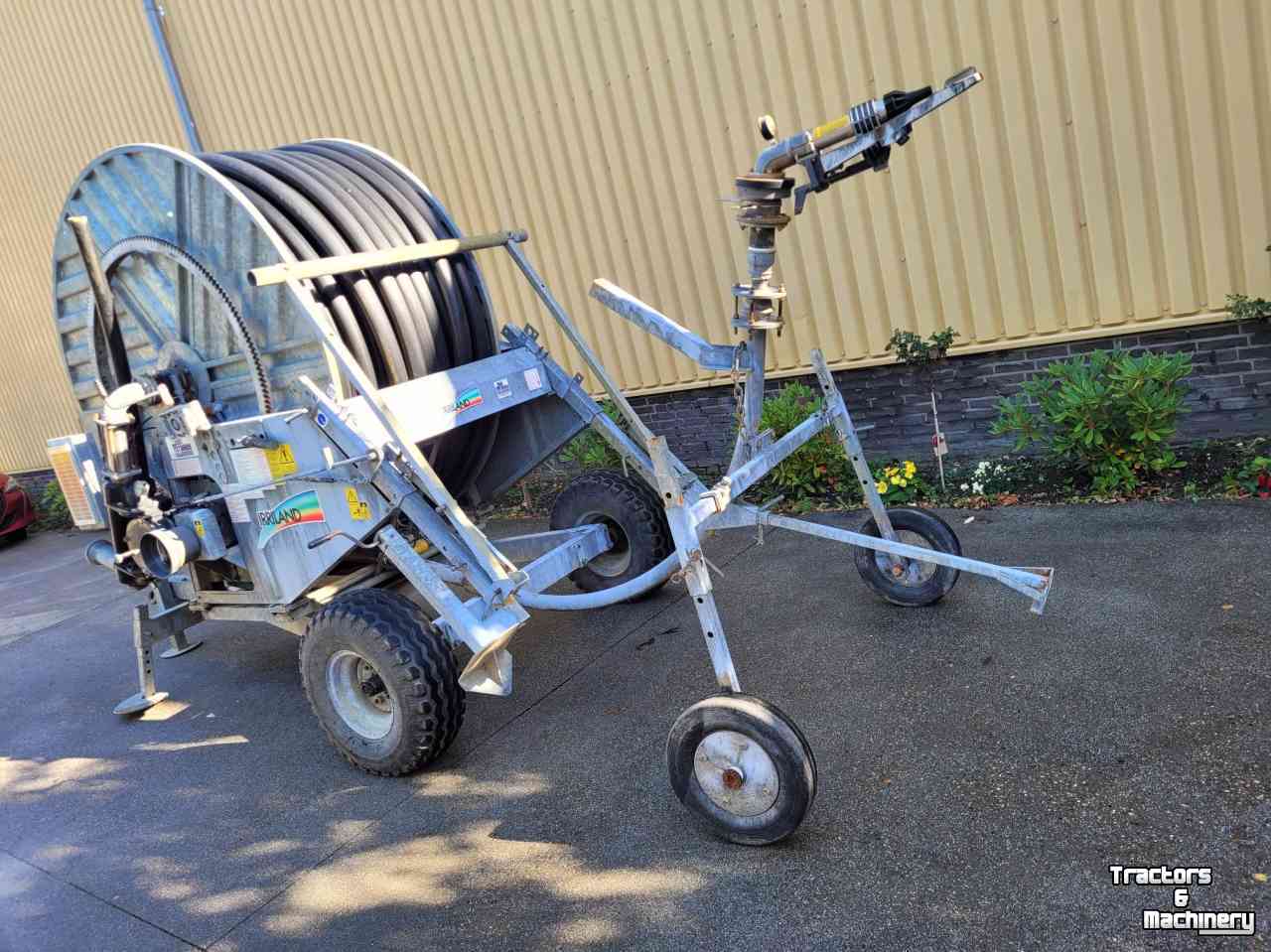 Irrigation hose reel Irriland Beregeningshaspel Irriland silver 75-300