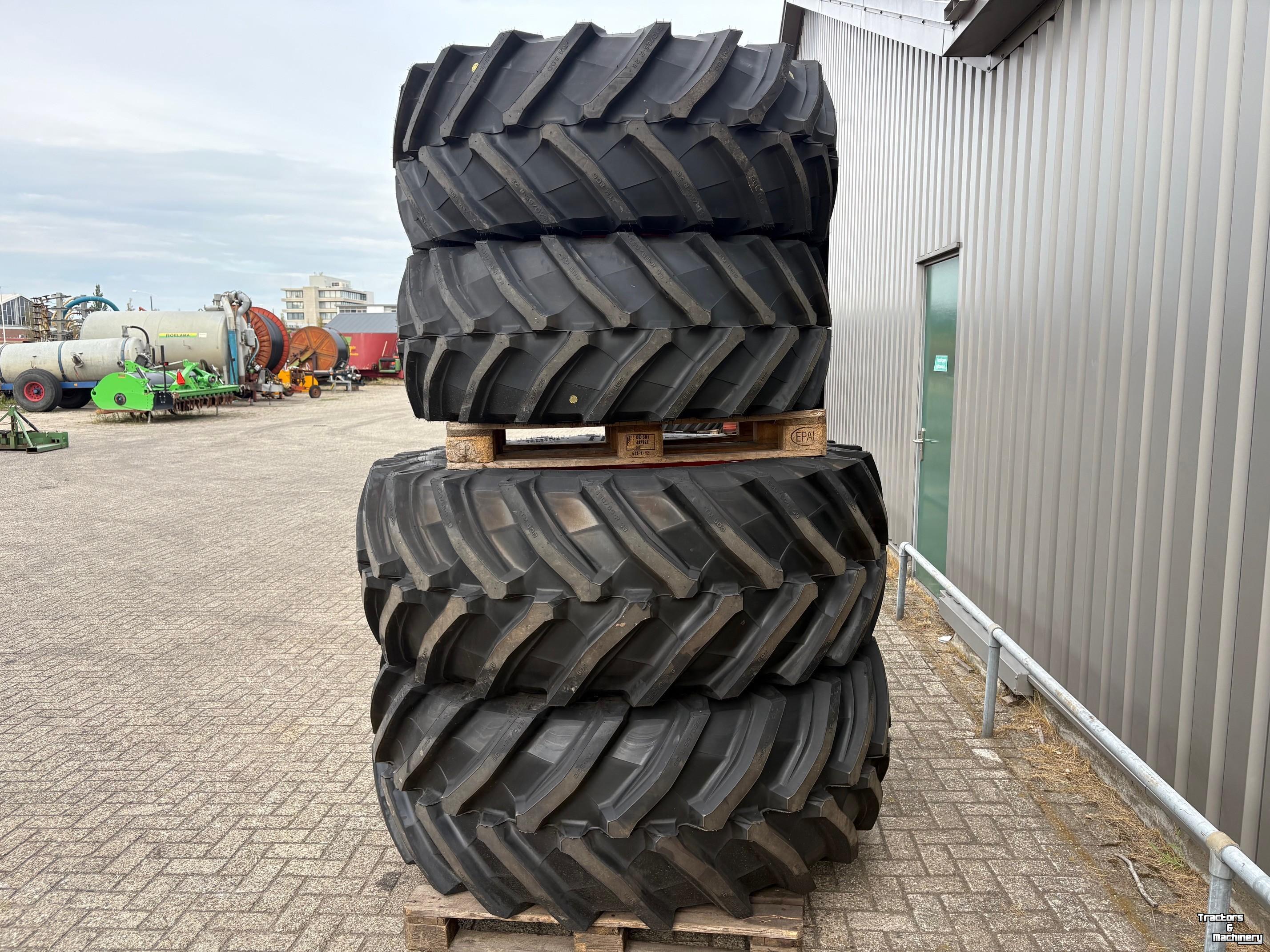 Wheels, Tyres, Rims & Dual spacers Trelleborg Trelleborg 540/65R28 NEW 100% + Trelleborg 650/65R38 NEW 100%