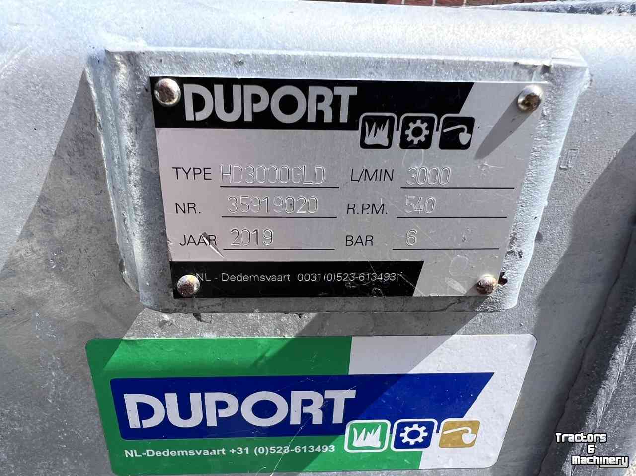 Manure pump Duport HD3000GLD