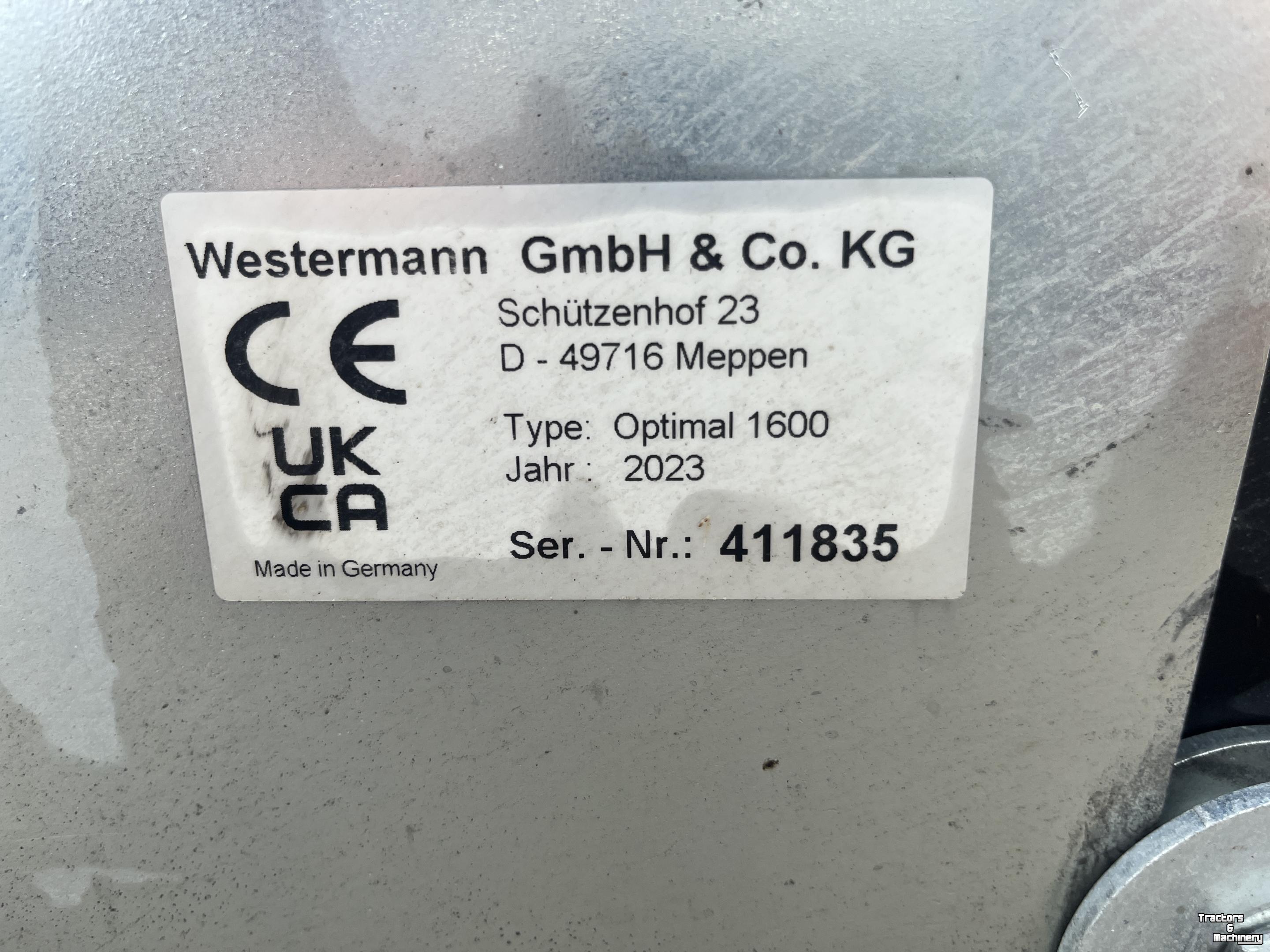 Sweeper West ermann Optimal 1600