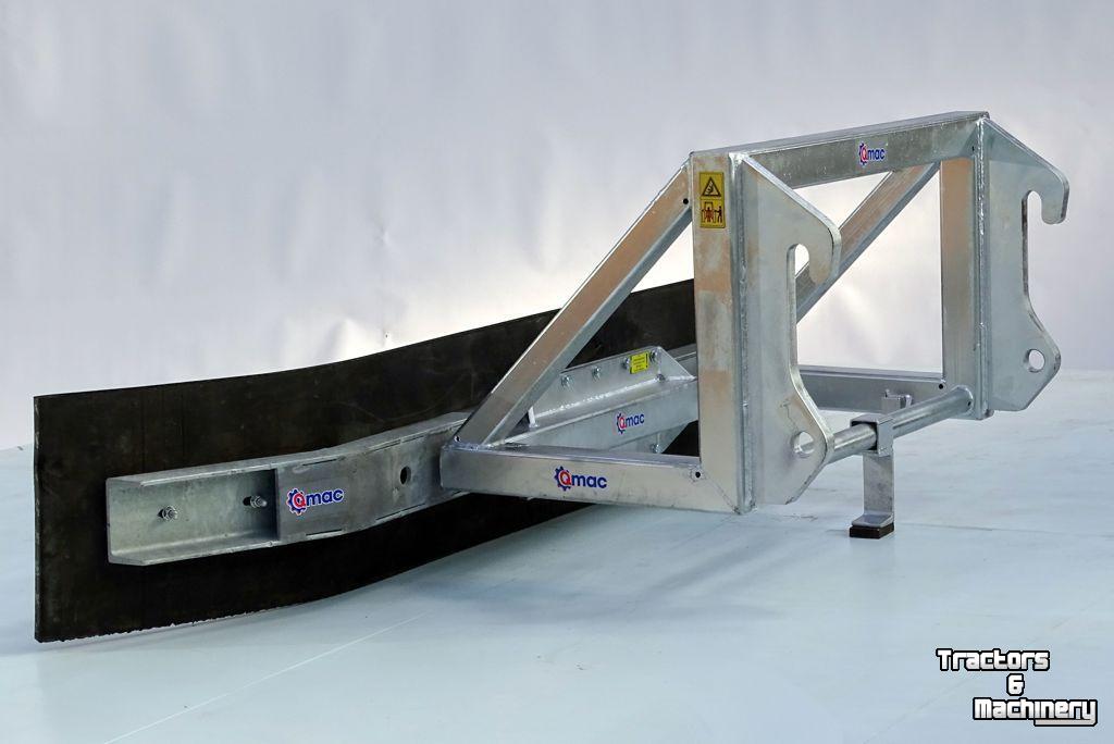 Rubber yard scraper Qmac 300 SCHUIF VAST ATLAS 65 T/M 85