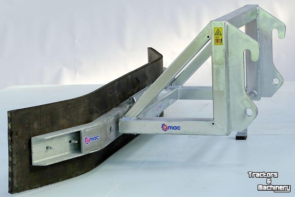 Rubber yard scraper Qmac 300 SCHUIF VAST ATLAS 65 T/M 85
