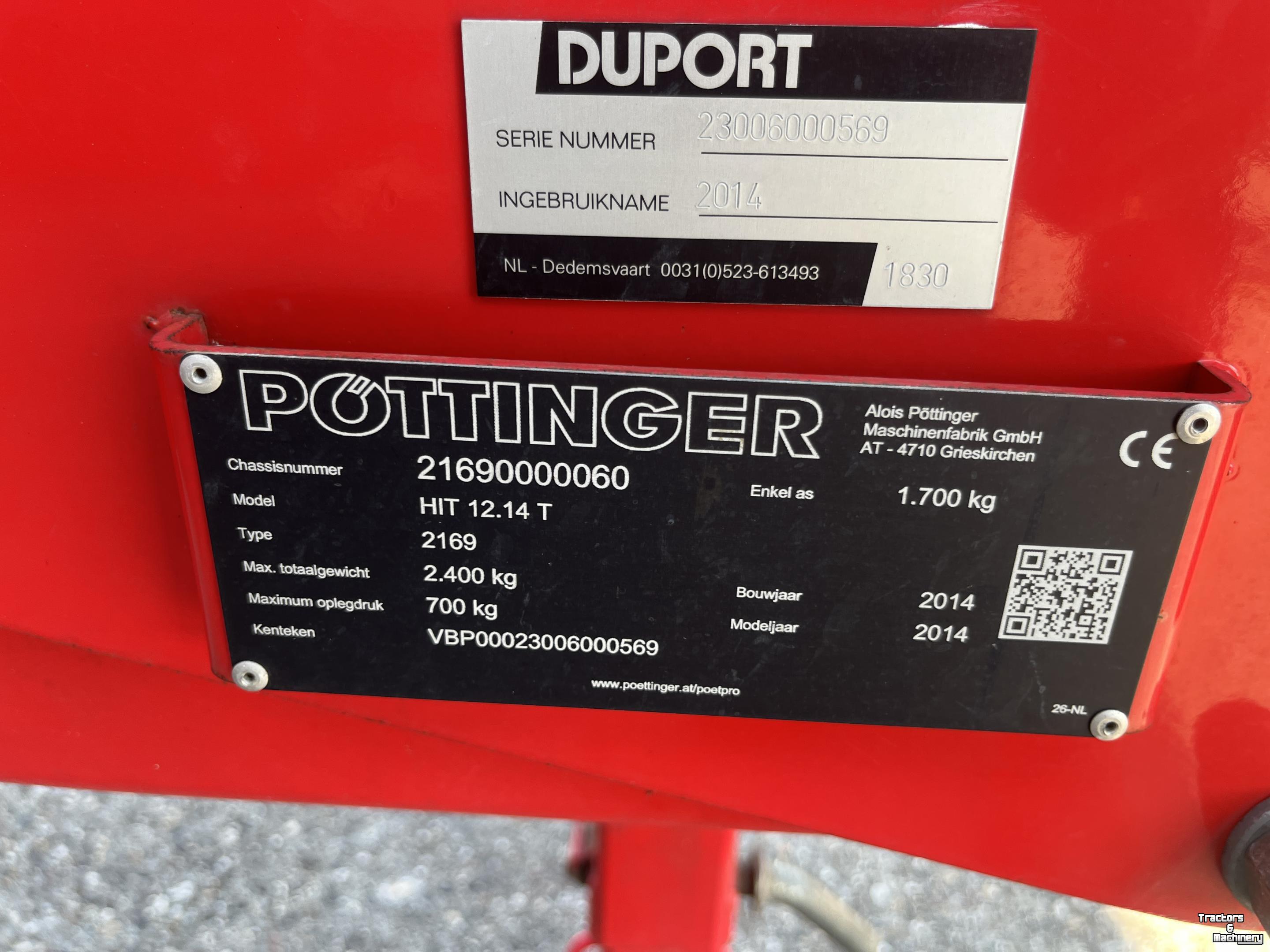 Tedder Pottinger HIT 12,14 T
