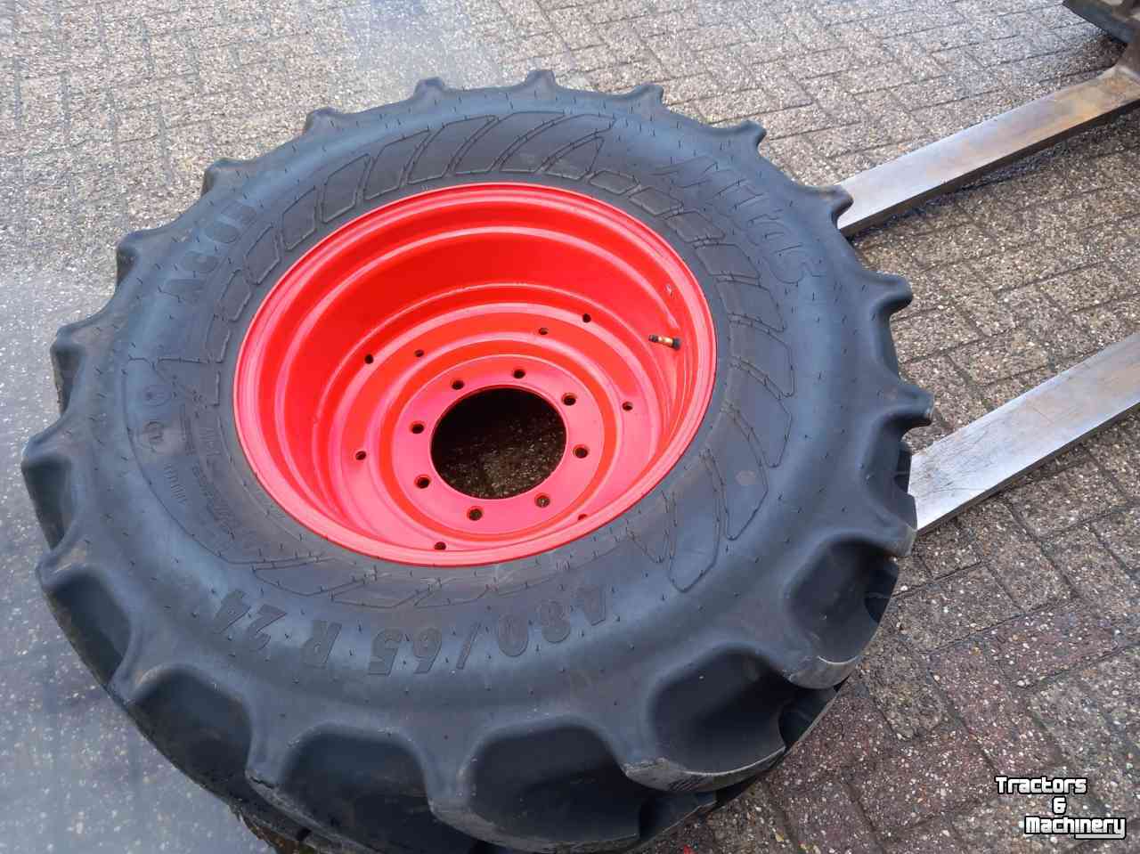 Wheels, Tyres, Rims & Dual spacers  Mitas wielenset 540/65/38 en 480/65/24 op fendt velgen