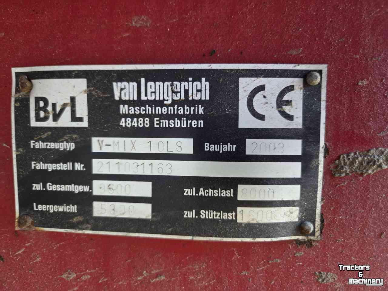 Feed mixer BVL V-MIX 10LS