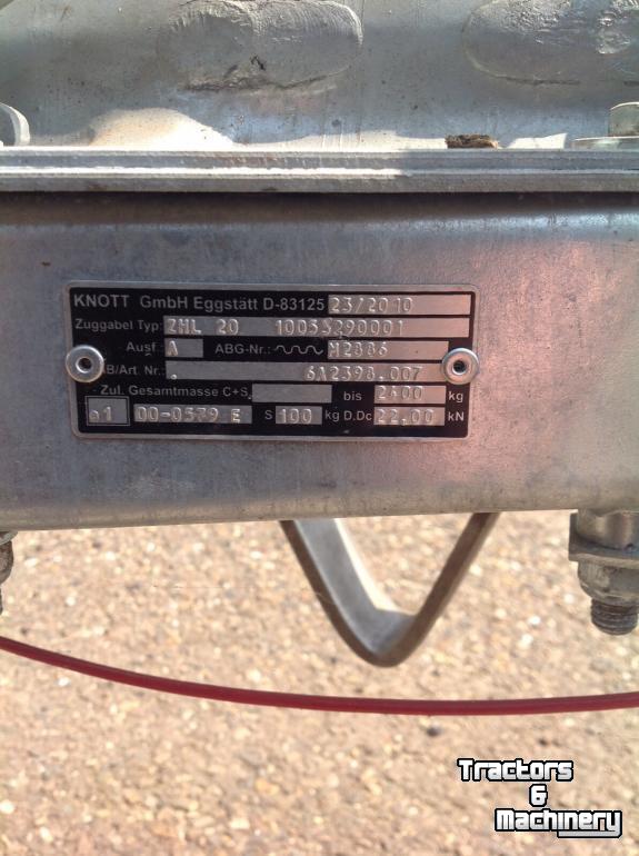 Car trailer up to 3500 Kg Gerlsma 125×250 geremd