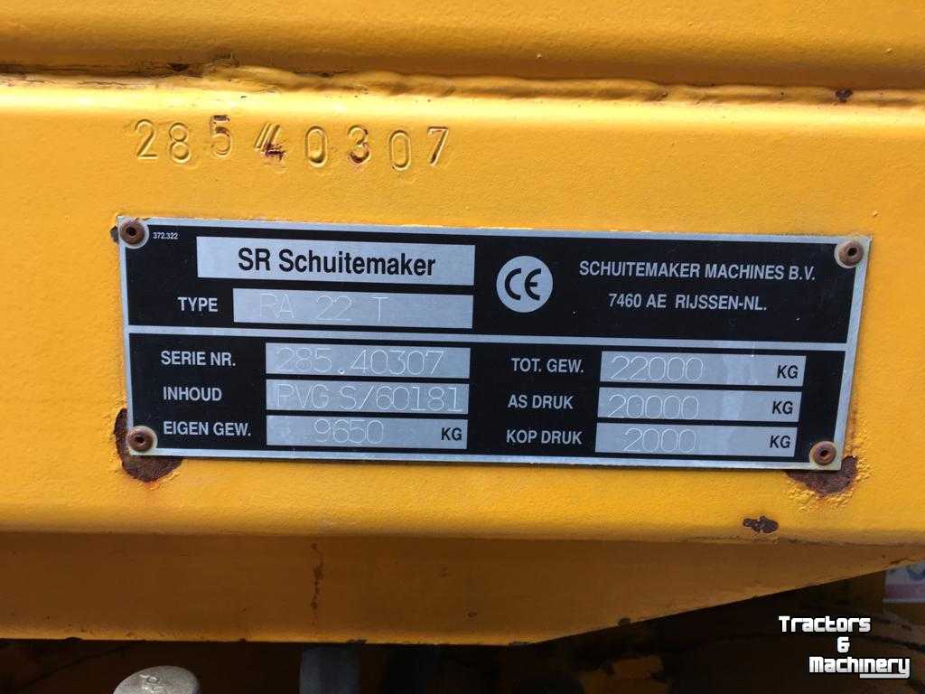 Self-loading wagon Schuitemaker Rapide 2085