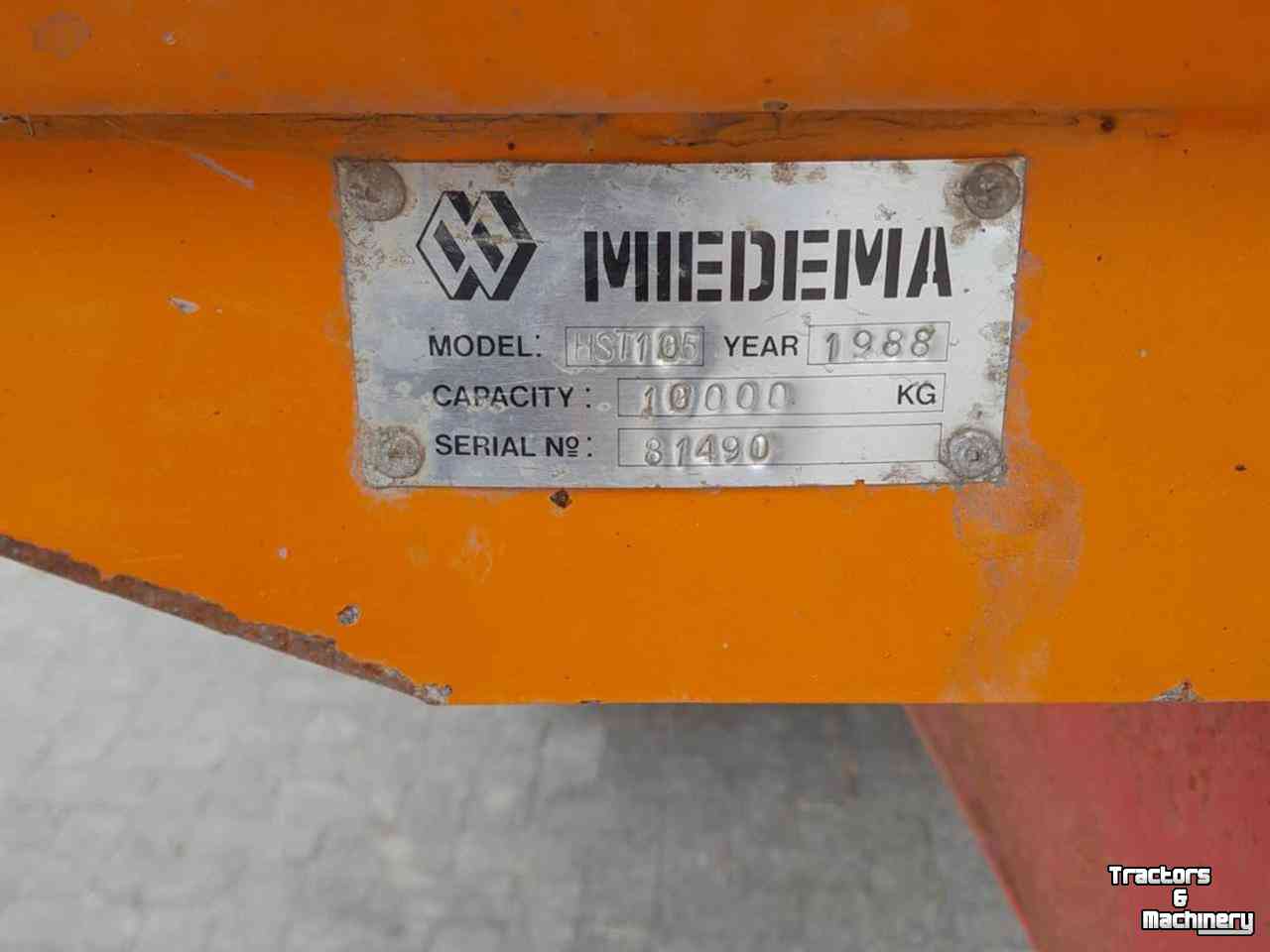 Dumptrailer Miedema HST105