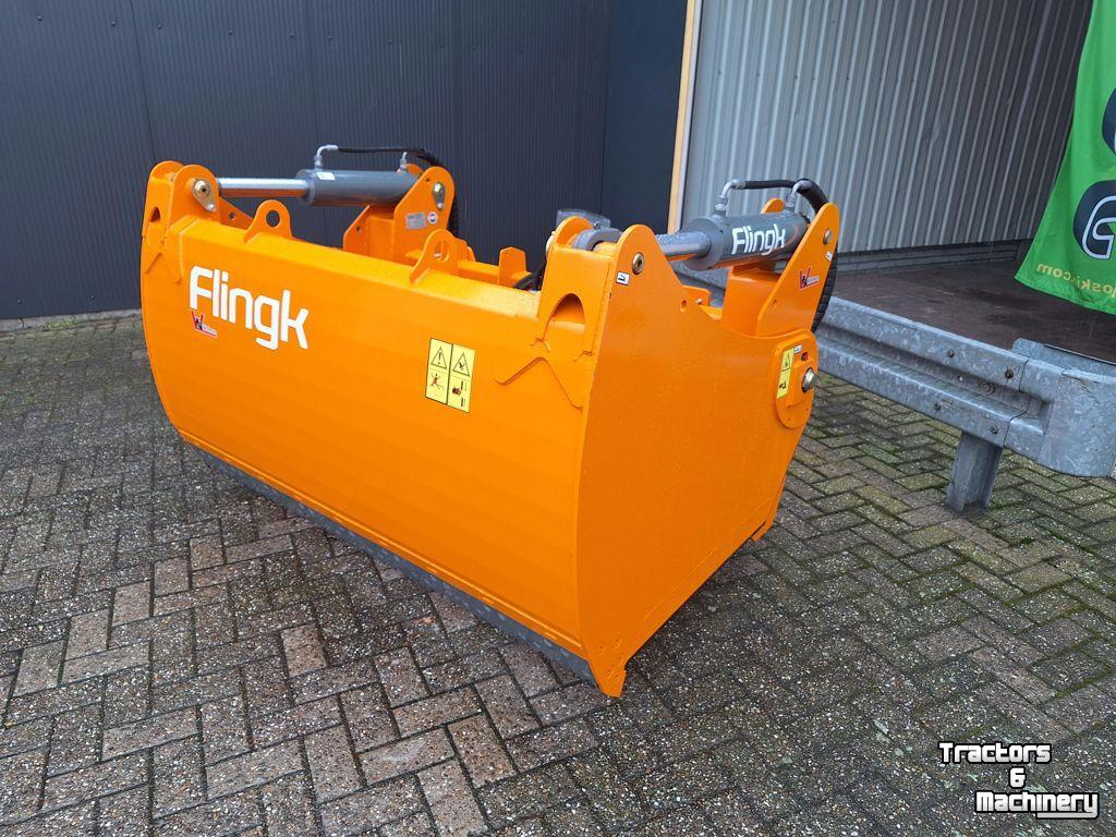Silage-block distribution wagon Flingk KHP2 1800-T