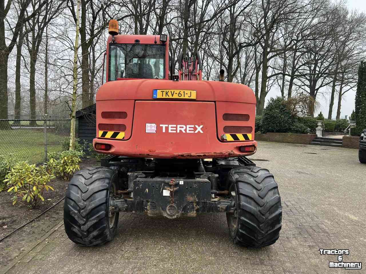 Excavator mobile Terex TW85 Mobiele kraan