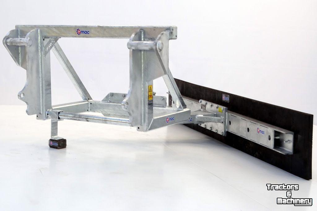 Rubber yard scraper Qmac 210 MECH SCHUIN MAILLEUX