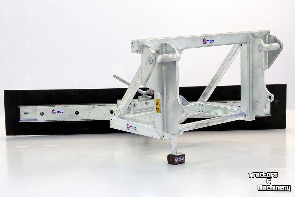 Rubber yard scraper Qmac 210 MECH SCHUIN MAILLEUX