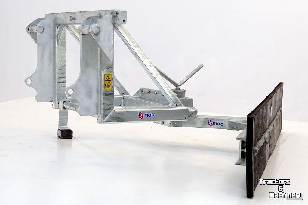 Rubber yard scraper Qmac 210 MECH SCHUIN MAILLEUX