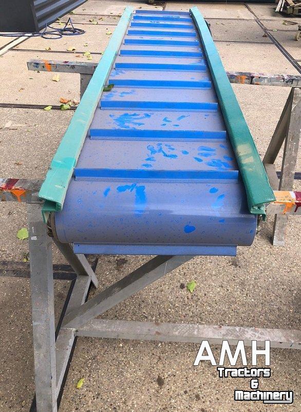 Conveyor  Vlakke-/opvoerband 1770X350 TRANSPORTBAND VLAKKE BAND, FLACHBAND, OPVOERBAND, STEIGBAND