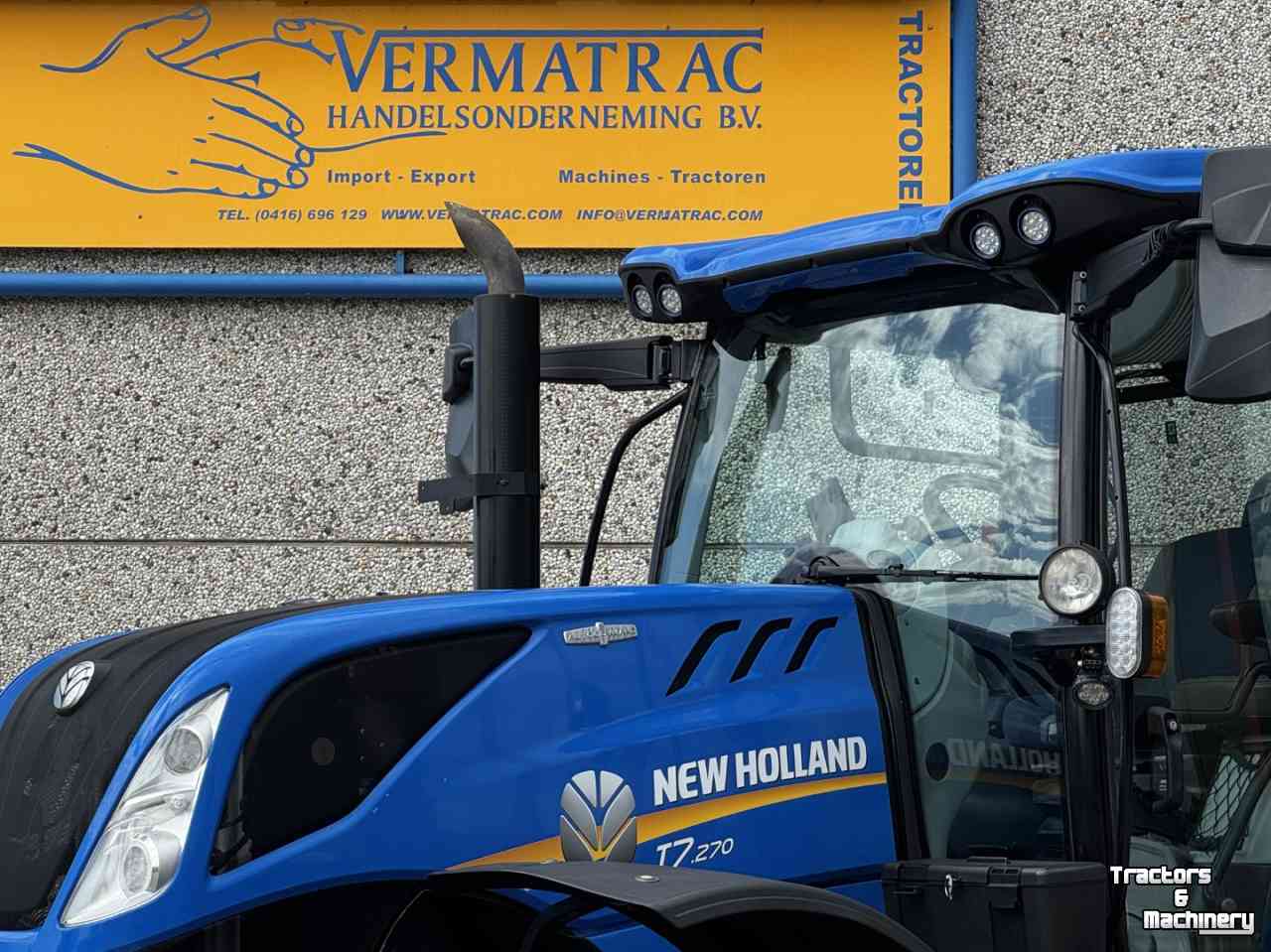 Tractor New Holland T7.270AC Stage V Fronthef +pto Lucht  GPS  4407u