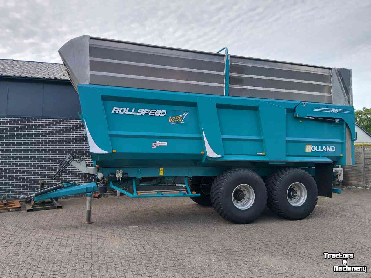 Dumptrailer Rolland Rollspeet 6835 Kipper Silage kipper gedwongen gestuurd